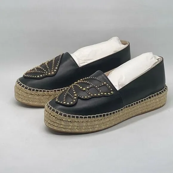 Sophia Webster Butterfly Platform Espadrille Flats size 36